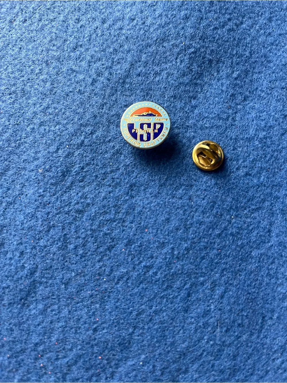 VTG Lockheed Martin Marine Systems Naval Ship Enamel Lapel Pin
